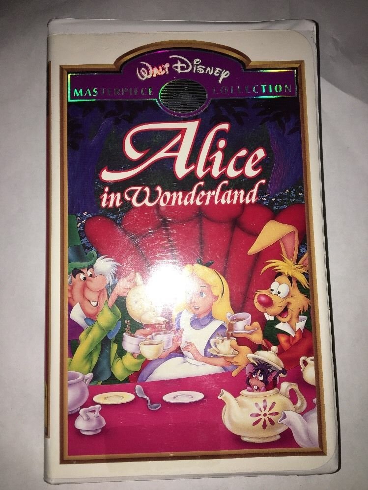 Walt Disneys Masterpiece Alice In Wonderland Vhs Video Tape Rare My Xxx Hot Girl
