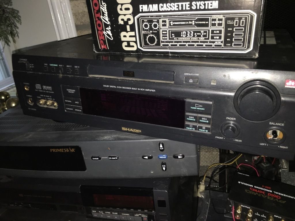 sharp amplifier dv-a1000u dvd player