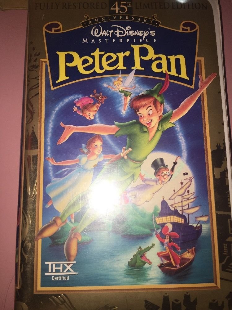 Walt Disney's Peter Pan Masterpiece Collection Limited Edition Vhs