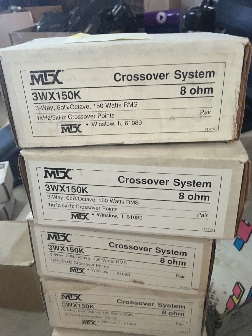 MTX 3WX150K Car Crossover System RARE VINTAGE COLLECTIBLE