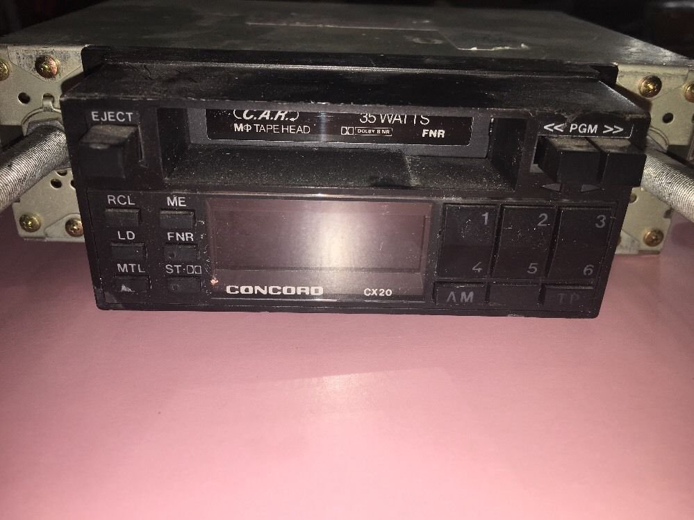 concord cx20 stereo in dash unit