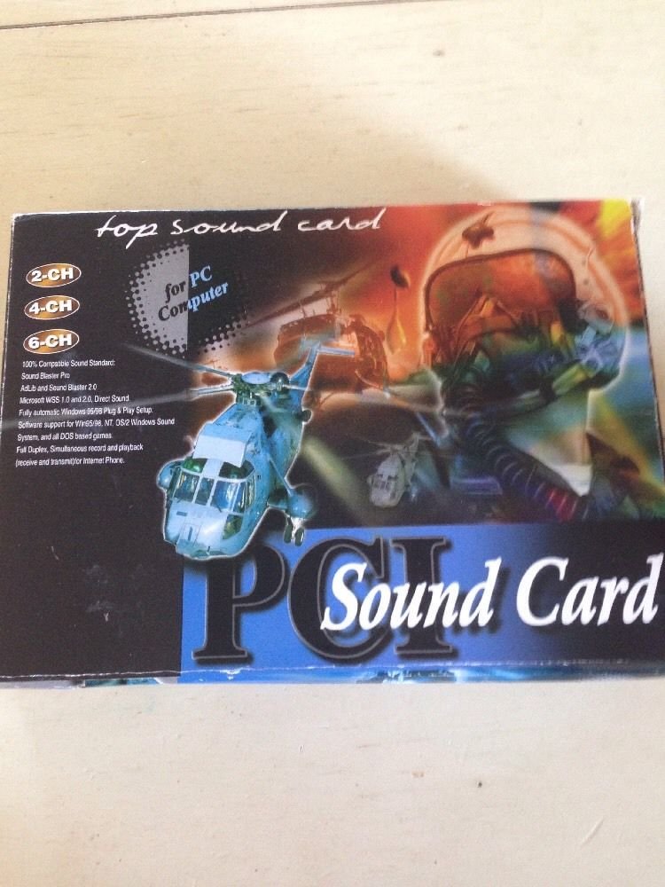 PCI Sound Card - Crystal CS4280 - 4 Channel