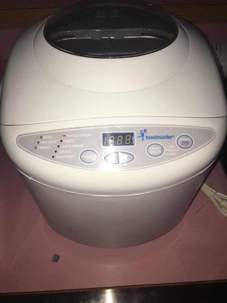 Toastmaster Bread Maker Model TBR15 Bread Machine