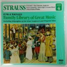 Funk & Wagnalls Record Family Library of Great Music - Strauss Album  -MINT