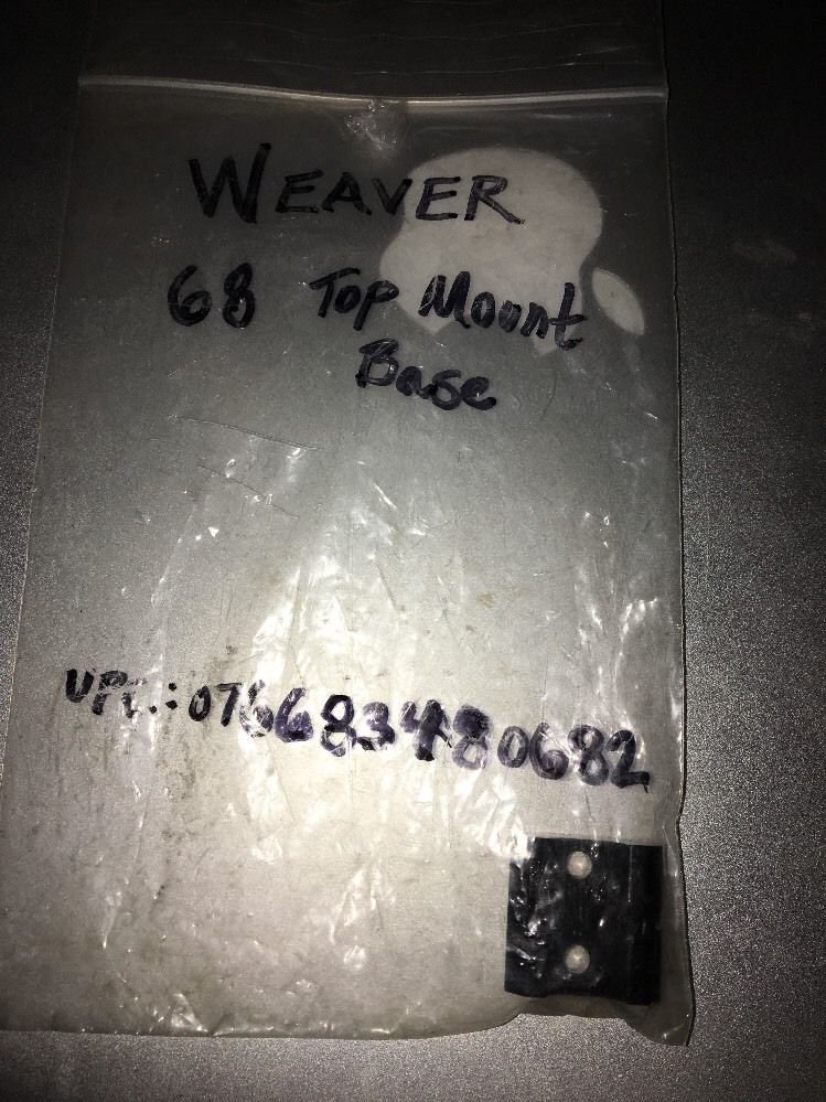 Weaver #68 Top Mount Base