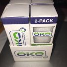 LOT of 4 OKO WATER FILTER 2-PACK  REPLACEMENTS .8 FILTERS TOTAL NEW OKOPURE