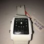 Watch Adult/Children LED Digital Analog Alarm Waterproof Rubber Wristwatch White