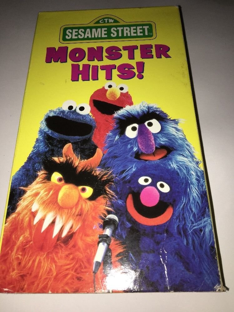 Sony Wonder Sesame Street Monster Hits VHS