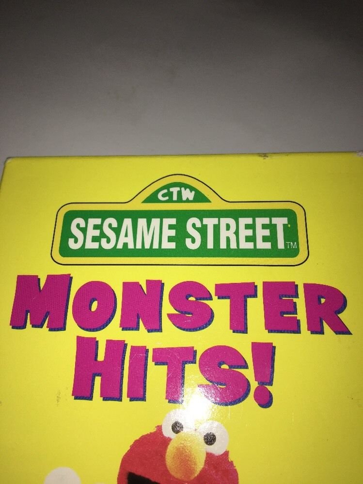 Sesame Street Monster Hits Sing Along Songs Vhs Video Elmo Cookie ...