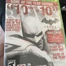 Batman Arkham City - Game of the Year Edition for Xbox 360