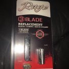 Rage 3-Blade Expandible Broadhead Kore Replacement Blade Kit 100gr +Shock #01106