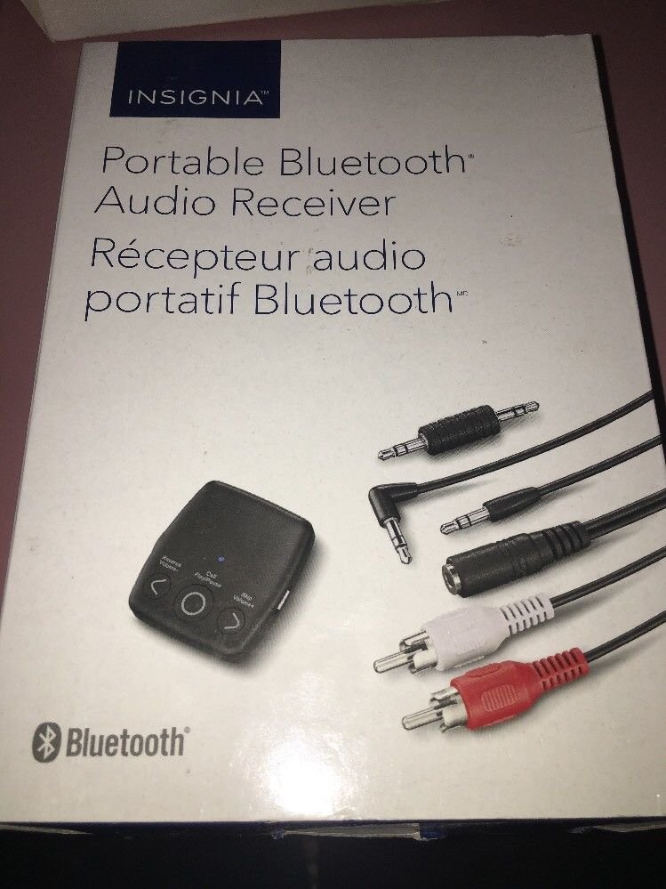 Open-Box Excellent: Insignia- Portable Bluetooth Audio Receiver - Black