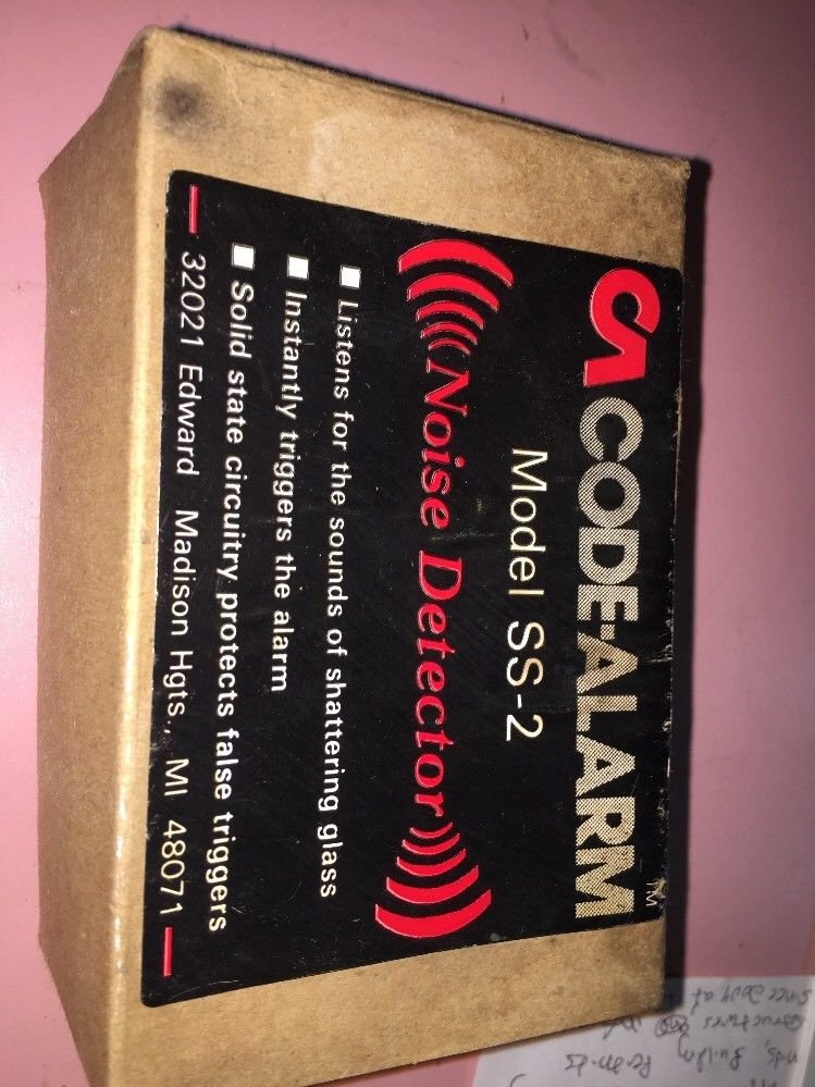 Code Alarm Model SS-2 Noise Detector