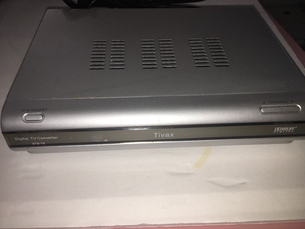 TIVAX STB-T8 Digital TV Converter.  No Remote Control