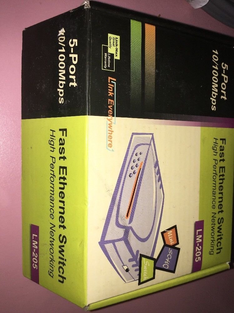 Link-Max 5-port Fast Ethernet Switchs LM-205