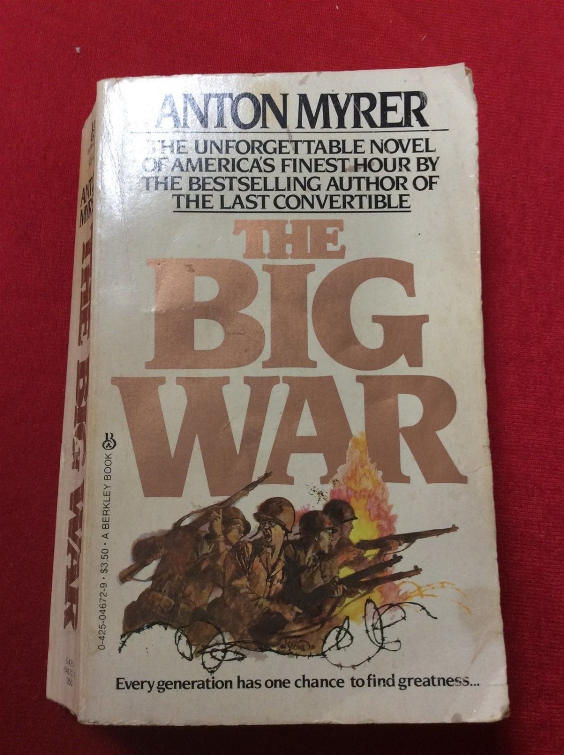 The Big War by Anton Myrer (1981, Paperback)