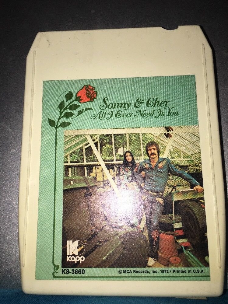 Sonny & Cher: All I Ever Need is You - 8 Track Tape Cartridge
