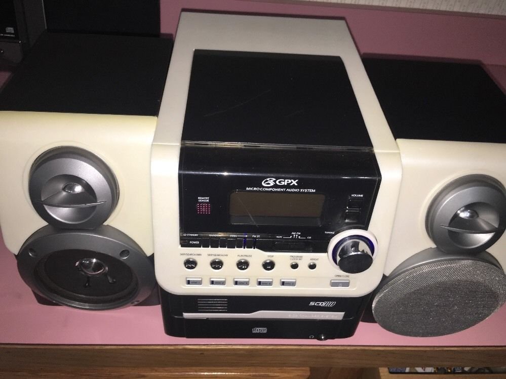 gpx 5 cd micro component audio system