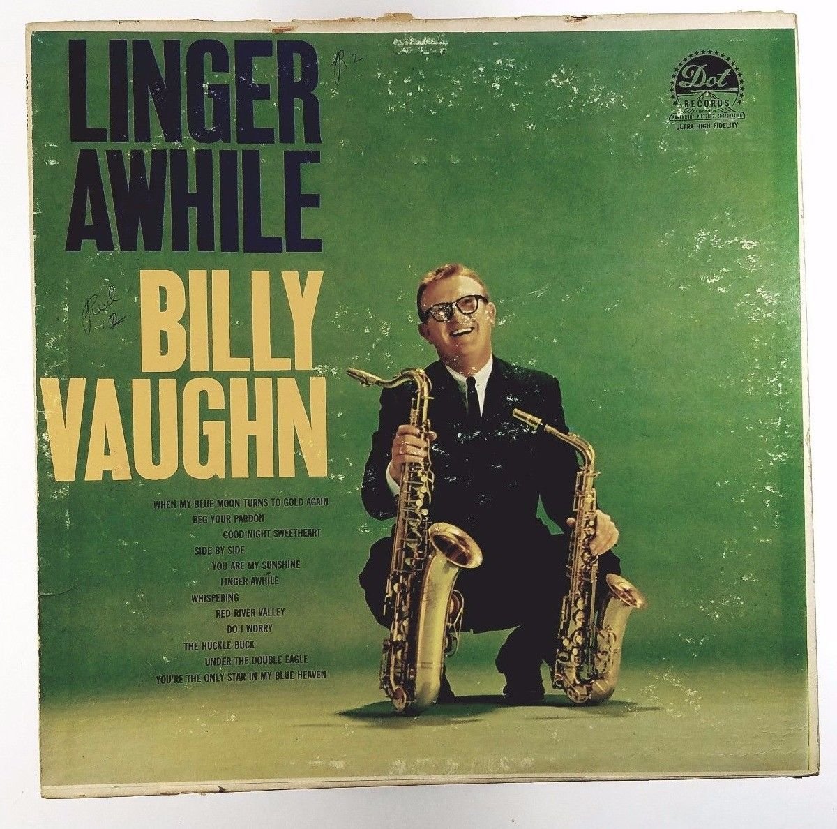 Billy Vaughn And His Orchestra Linger Awhile Vinyl LP - DLP 3275