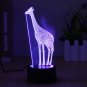 Christmas 3D Illusion Visual Night Light 7 Colors Change LED Desk Lamp Bedroom Home Decor
