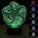 3D 7 Color Change Sea Star LED Coral Night Light Desk Table Lamp Gift Fashion