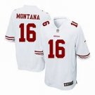 Joe Montana Road (White) San Francisco 49ers Nike Elite Jersey Size: Large