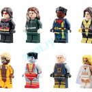 8 Set X-Men Figures Lot Toys Colossus Cable Sabretooth Rogue Bishop White Queen