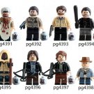 8 Sets Rick Negan Daryl Morgan Carl Carol Figures the Walking Dead Building Toys