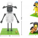 Shaun The Sheep Timmy Lamb Bitzer Dog LOZ Diamond Nano Blocks Toys Building Gift