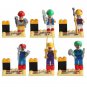 6 PCS Set Mario Bros Lot Figures Luigi Mushroom Super Hero Block Bricks Toys Hot