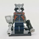 10 pcs Set Lot Rocket Raccoon Figures Guardians of the Galaxy Blocks Bricks Toys