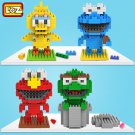 Sesame Street Figures ELMO Cookie Monster Big Bird Oscar Diamond Nano Blocks Toy