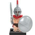 10 PCS Sets Lot Spartacus Red Cape Figures Rome Army Soldiers Blocks Bricks Toys
