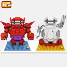 2 Set Baymax Robot Armor Mini Figures LOZ Diamond Nano Blocks Building Toys Gift