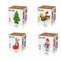 4 set Nano Building Blocks Gift Christmas Sock Santa Claus figures Bear Tree Toy