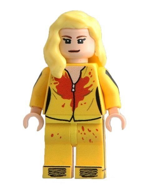 10 PCS Set Lot Blood Jacket Uma Thurman Figures Lot Kill Bill Blocks Bricks Toys