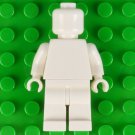10 Sets Lot Plain White Monochrome Figures Lot Heads Torso Arms Legs Bricks Toys