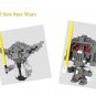 2 set Nano Blocks Gift Building Blocks Toys Star Wars Yoda & Vader mini figures