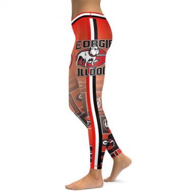 University Georgia BulldogsHigh Quality Sports Leggings