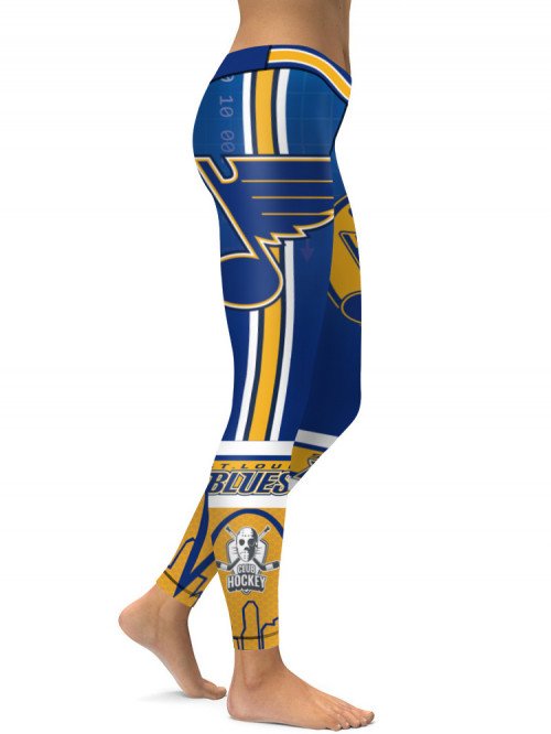 High Quality St. Louis Blues Hockey Sports Leggings