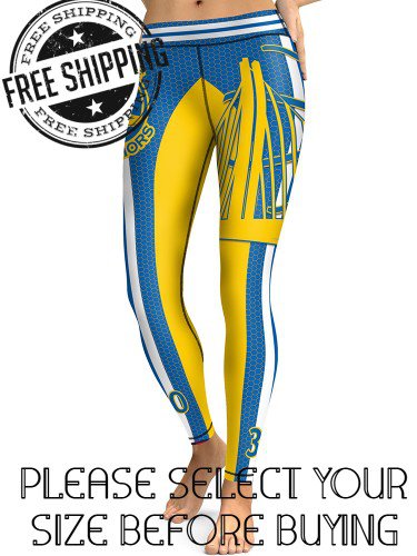 Golden State Warriors Basketball Team Sports Leggings
