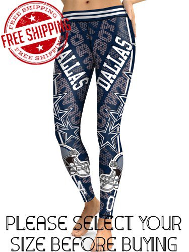Dallas Cowboys Football Team Sports Leggings