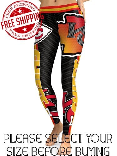 Kansas City Chiefs Football Team Sports Leggings