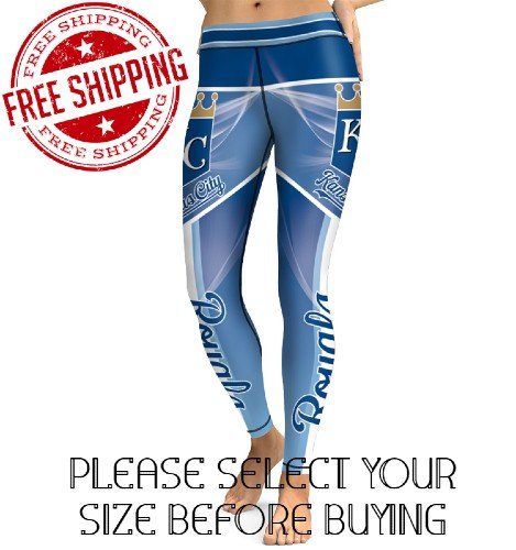 Kansas City Royals Baseball Team Sports Leggings