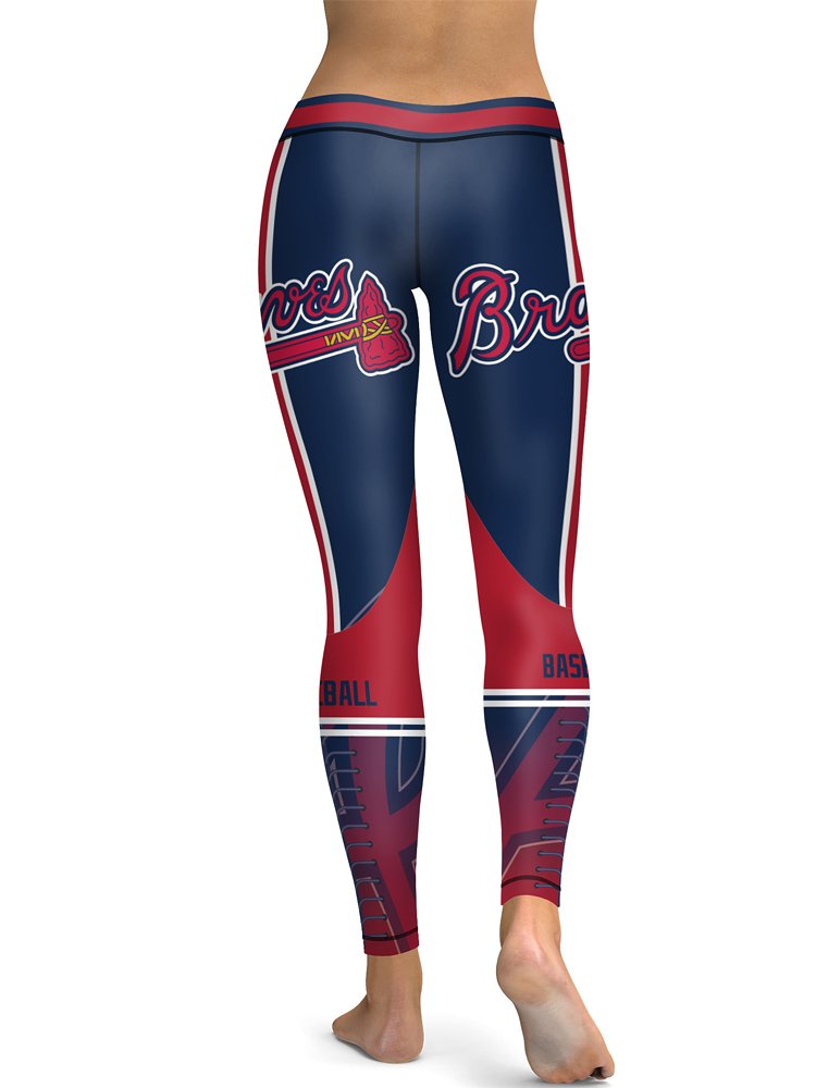 Atlanta Braves Baseball Team Sports Leggings