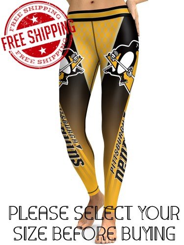 Pittsburgh Penguins Hockey Team Sports Leggings