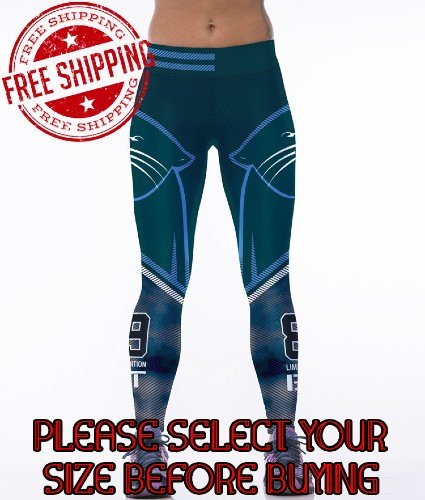 Carolina Panthers Football Team Sports Leggings