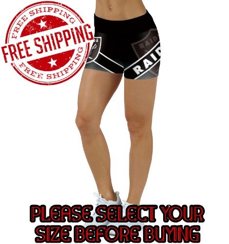 Oakland Raiders Football Team Sports Shorts