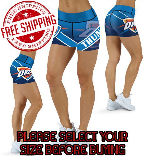 Oklahoma City Thunders Basketball Team Sports Shorts