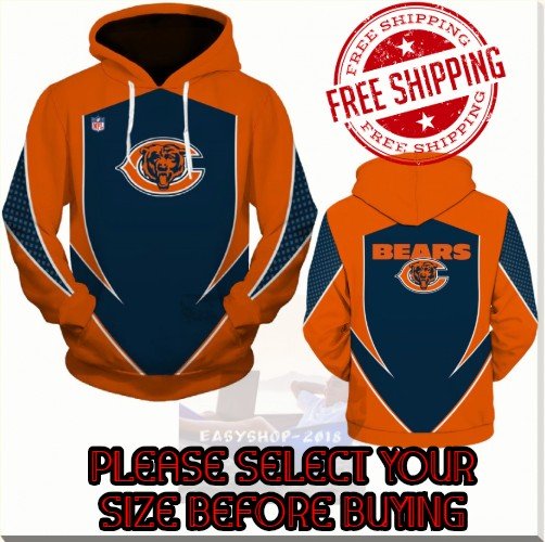 Chicago Bears Football Team Sport Hoodie